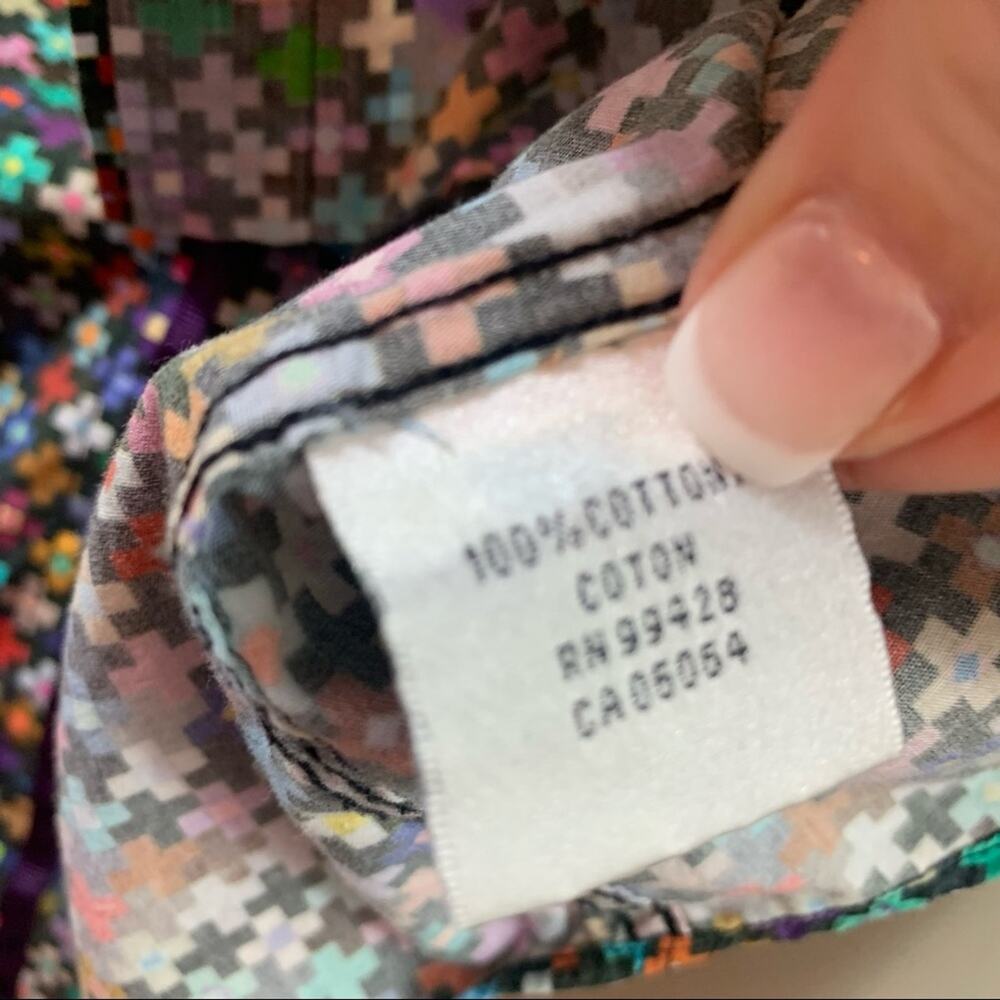 Bugatchi Uomo Multi-Color Plus Pattern Button Dow… - image 5